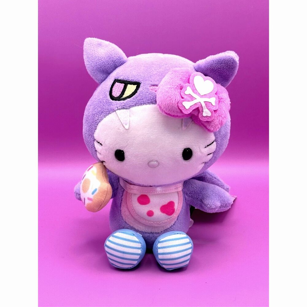 Hello Kitty X TokiDoki Purple Bat Plush